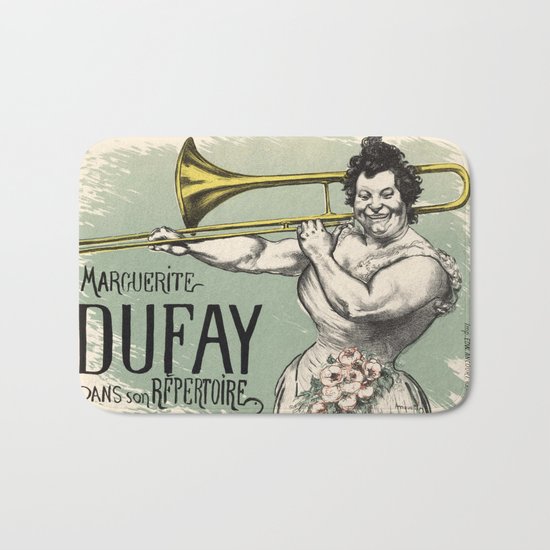 Marguerite Tromboniste Bath Mat