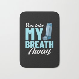 Asthma Inhaler Pump Medicine Treatment Asthmatic Bath Mat