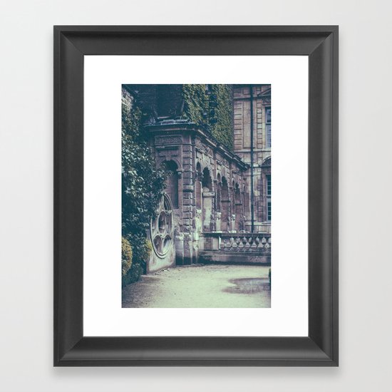 French Garden Framed Art Print