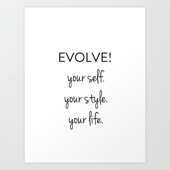 Evolve II Art Print