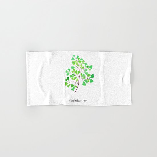 Maiden hair fern Hand & Bath Towel