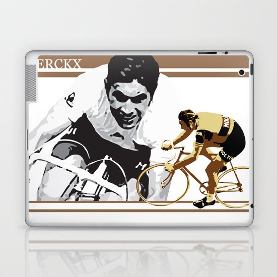 cycling legend Eddy 'The Cannibal' Merckx Laptop & iPad Skin