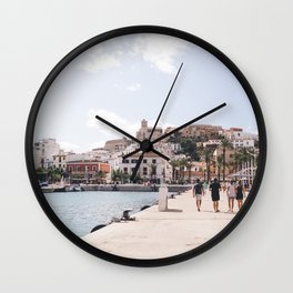 Ibiza Town Outlook Wall Clock