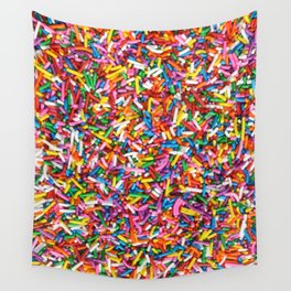 Rainbow Sprinkles Sweet Candy Colorful Wall Tapestry