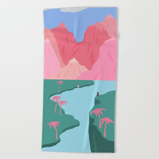 Girls' Oasis Beach Towel