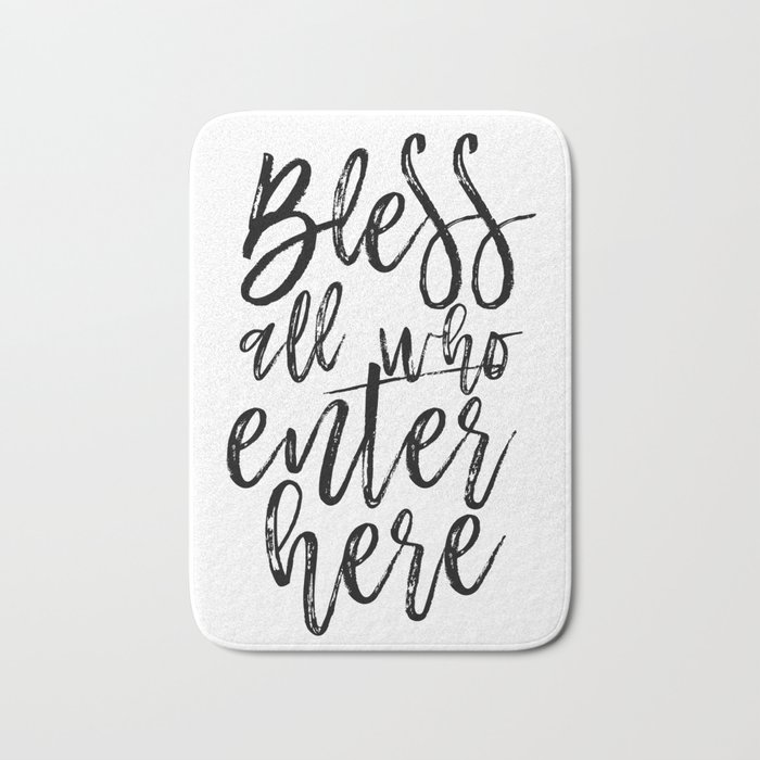Bible Verse Bible Cover Bless All Who Enter Here Home Decor Home