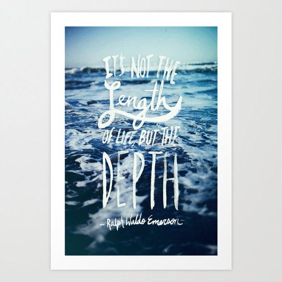 Depth x Ocean Art Print