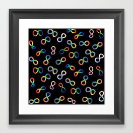 Autistic Pride Neurodiversity Acceptance Framed Art Print