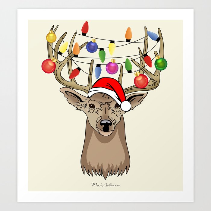 christmas Art Print by markashkenazi | Society6