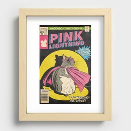 Little Thumbelina Girl: Pink Lightning #2 Recessed Framed Print