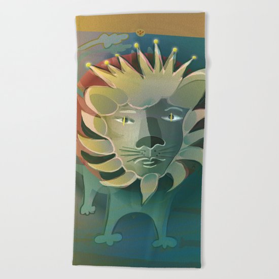 Leo / Zodiac Beach Towel