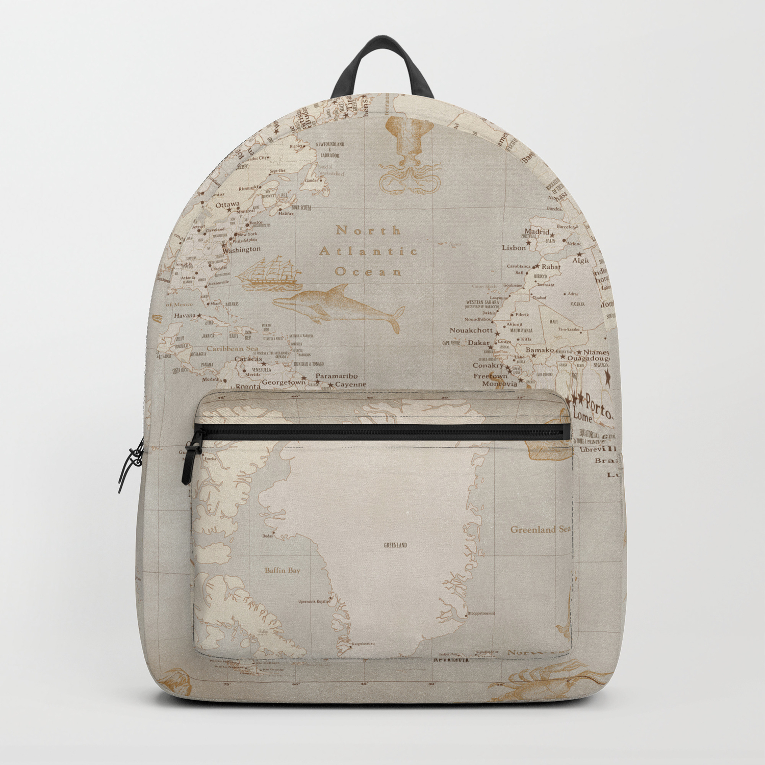 vintage looking backpacks