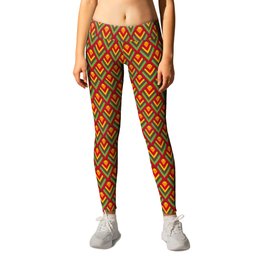 SEVENTIES: Peacock Leggings