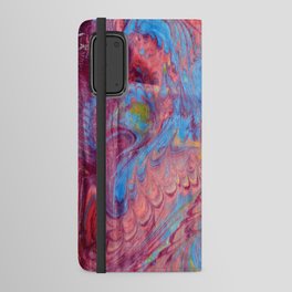 Abstract flames Android Wallet Case