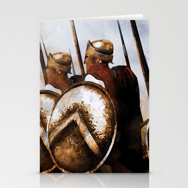 Spartans at War Stationery Cards