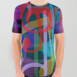 Music All Over Graphic Tee