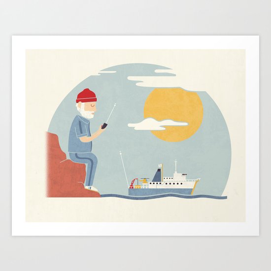 My RC Boat Art Print