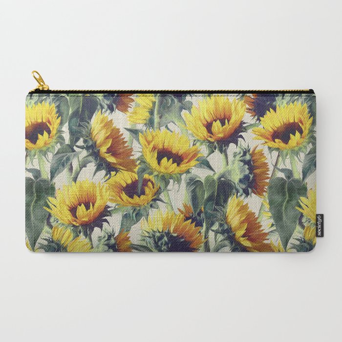 Sunflowers Forever Carry-All Pouch