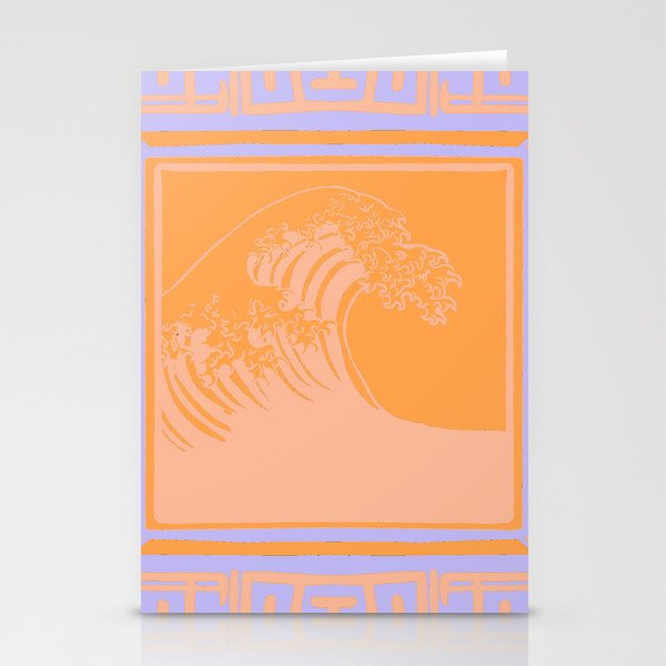 The wave Stationery Cards
