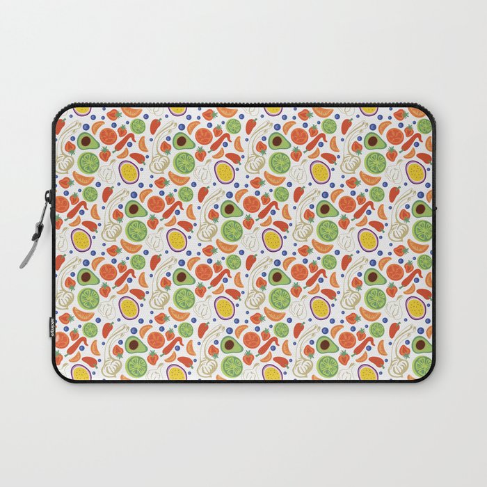 Fun Fruit and Veges Laptop Sleeve