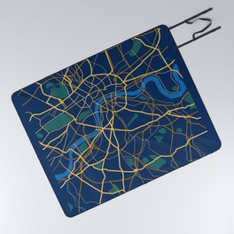 London City Map Picnic Blanket