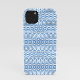 Dividers 07 in Light Blue over White iPhone Case