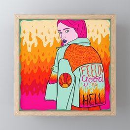 Good as Hell Framed Mini Art Print