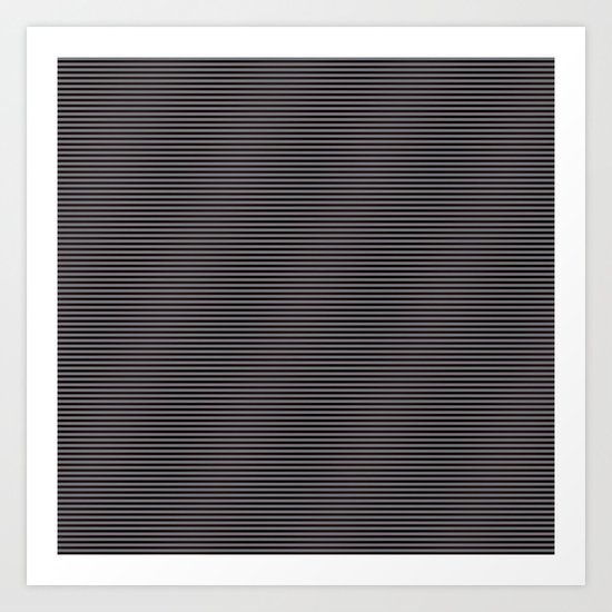Soft Parisian Stripes Art Print
