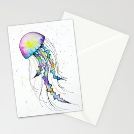 Pastel Jellyfish Stationery Cards
