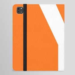 Letter Y (White & Orange) iPad Folio Case