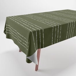 Lines #5 (Olive Green) Tablecloth