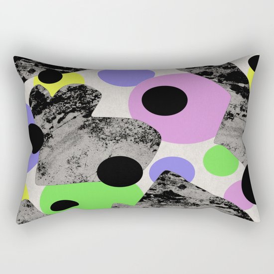 Pastels and Textures Rectangular Pillow