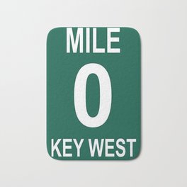 Key West Mile Marker 0 (Zero) U.S. Route 1 (US 1) through the Florida Keys to Key West Bath Mat | Everglades, 7Milebridge, Highwaysigns, Keylargo, California, Pacificcoast, Photo, Southernmostpoint, Floridakeys, Miami 