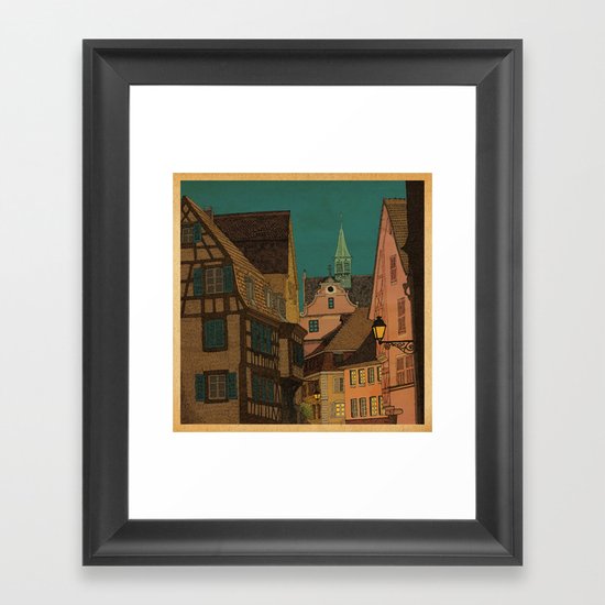 Evening Framed Art Print