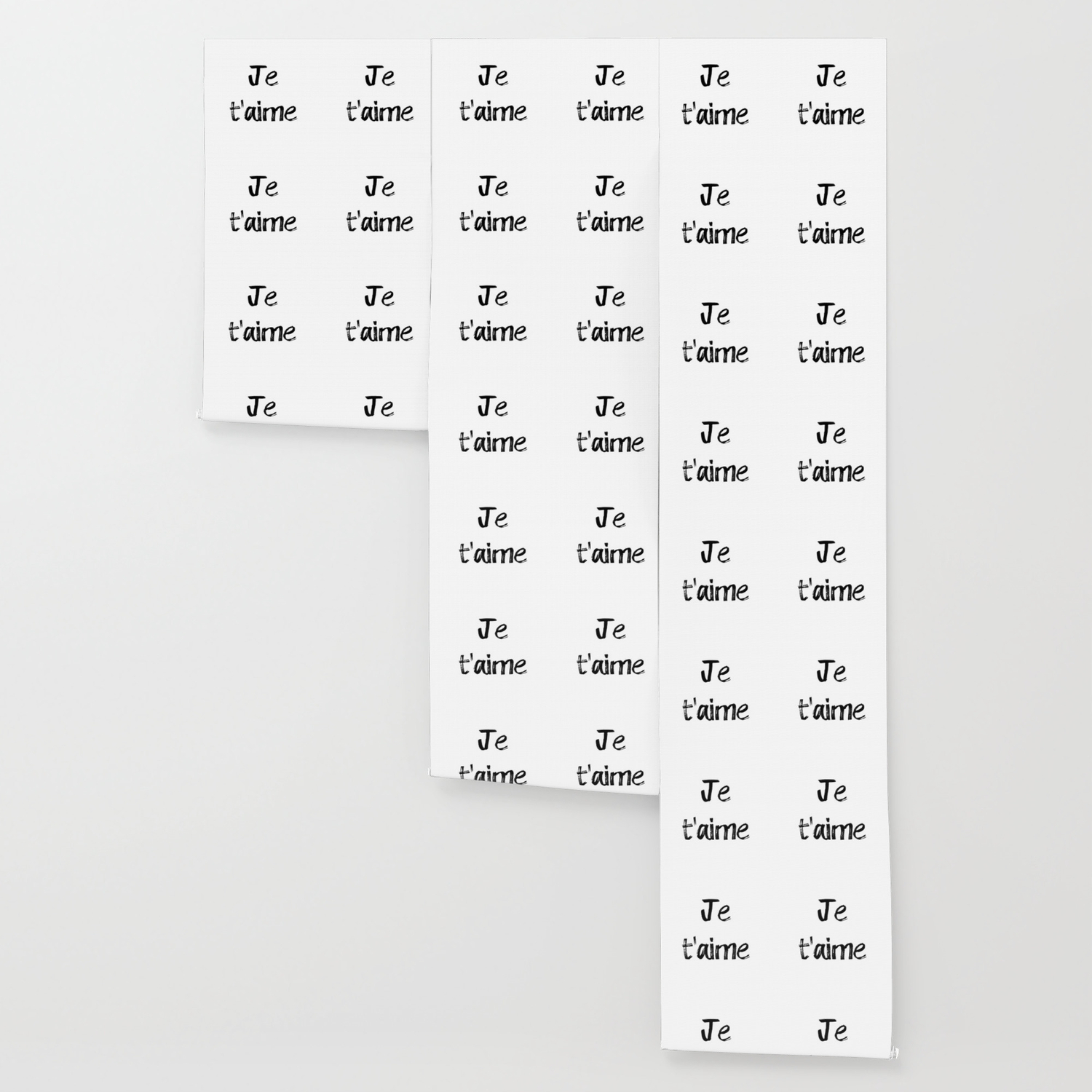 je t aime wallpaper by typographyart