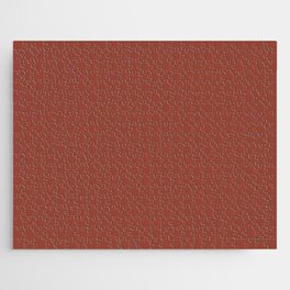 Chestnut Red Brown Solid Color Popular Hues Patternless Shades of Tan Brown Collection - Hex #954535 Jigsaw Puzzle