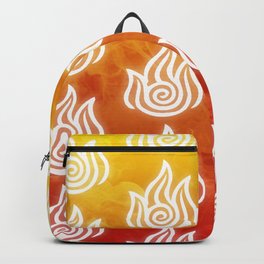 Avatar Fire Bending Element Symbol Backpack | Element, Graphicdesign, Nomad, Elements, Nation, Nickelodeon, Bending, Emblem, Nations, Symbol 