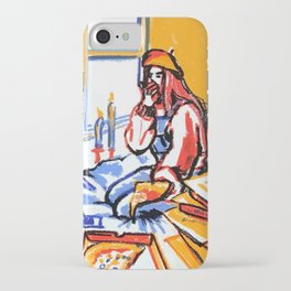 Pizza is delicious! iPhone Case