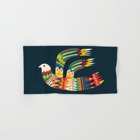 Native Bird Hand & Bath Towel