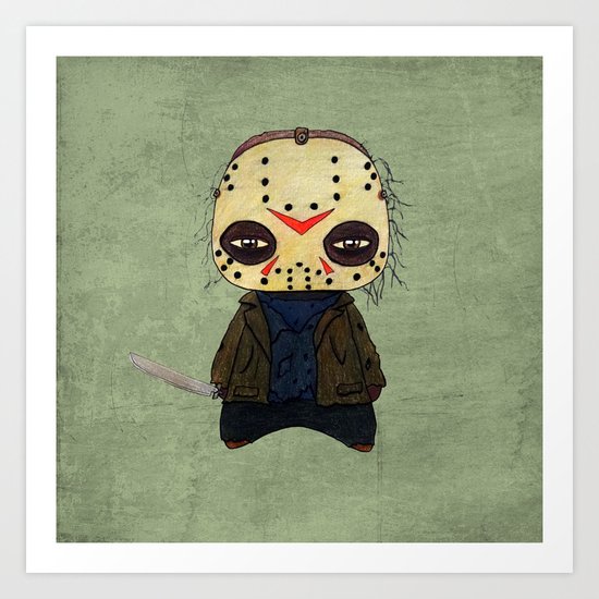 A Boy - Jason ( Friday the 13th) Art Print