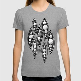 pea pods black and white T Shirt
