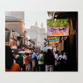 Bourbon Street, New Orleans Canvas Print
