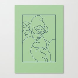 the lovers  Canvas Print