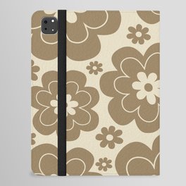 Retro Flower Pattern 611 iPad Folio Case
