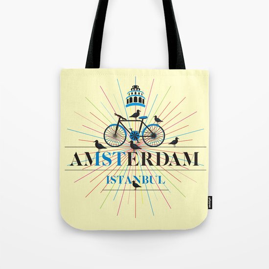 amsterdam & istanbul Tote Bag