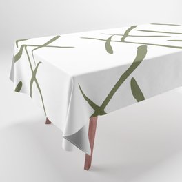 Dark green cross marks Tablecloth