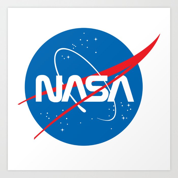NASA Logo Art Print by rauros Society6