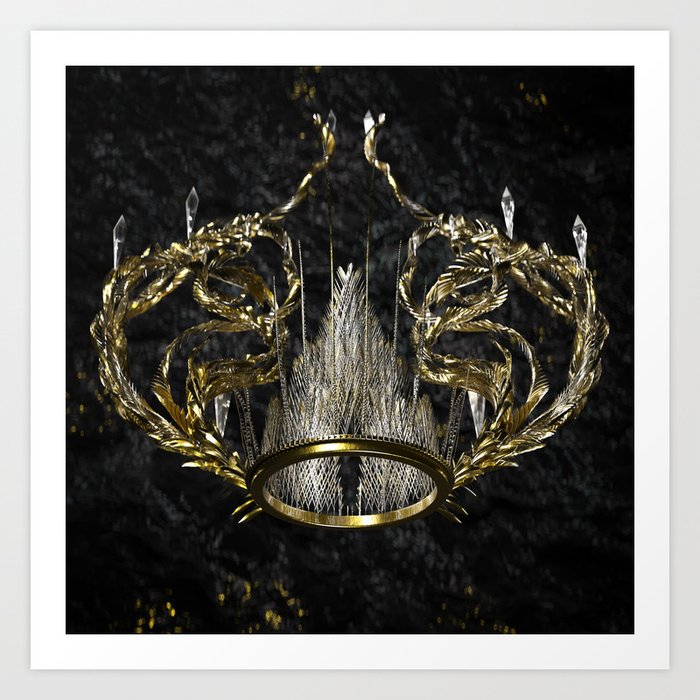 Gold Crown 1 Art Print