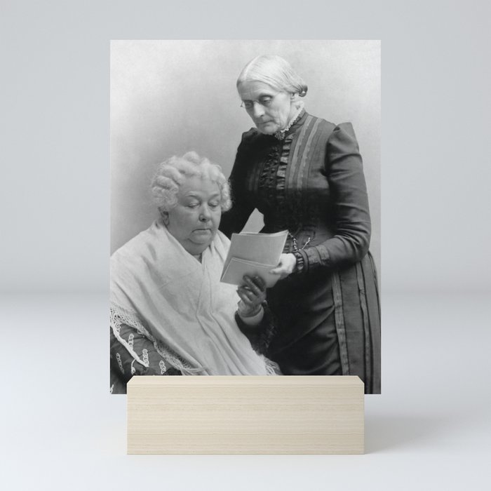 Susan B. Anthony and Elizabeth Cady Stanton  Mini Art Print