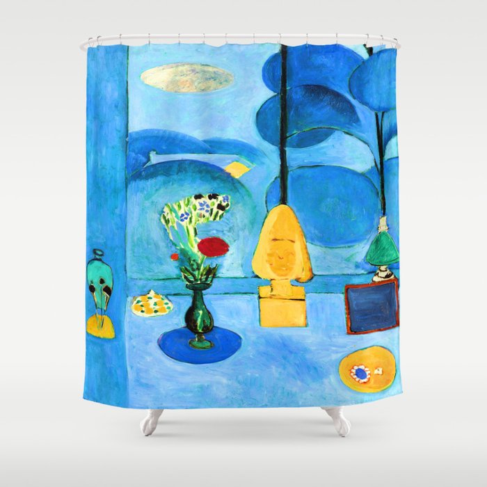 Henri Matisse Blue Window Shower Curtain